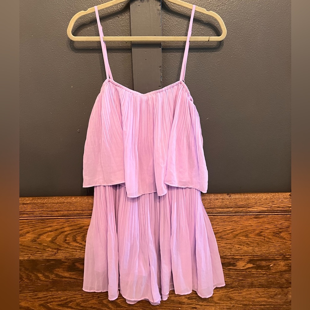 Lilac Chiffon Romper